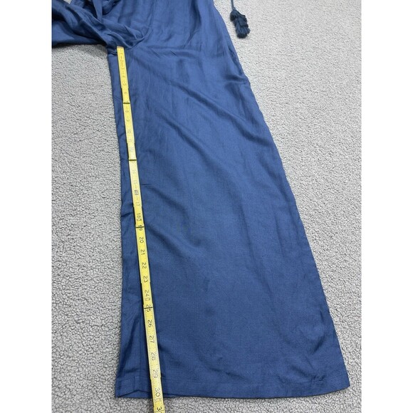 Anthropologie Corey Lynn Calter Jumpsuit Women Blue Sleeveless Linen Small NWT - Picture 6 of 10